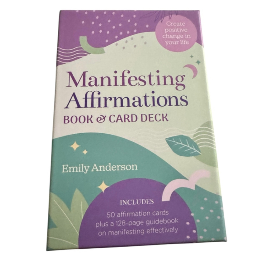 New Manifesting Affirmations Book and Card Deck, by Emily Anderson
